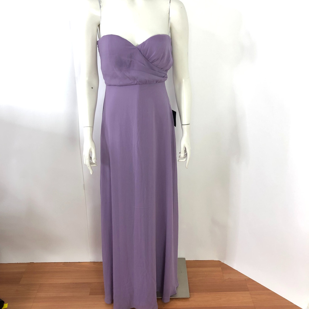 Lulus NEW Small Strapless Cocktail Prom Women's Maxi Dress Purple MINT